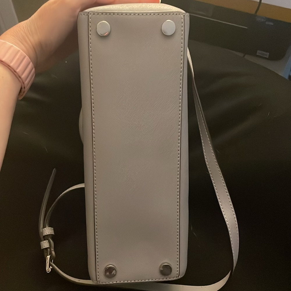 Michael Kors Gray Satchel with Silver Hardware - Picture 4 of 11